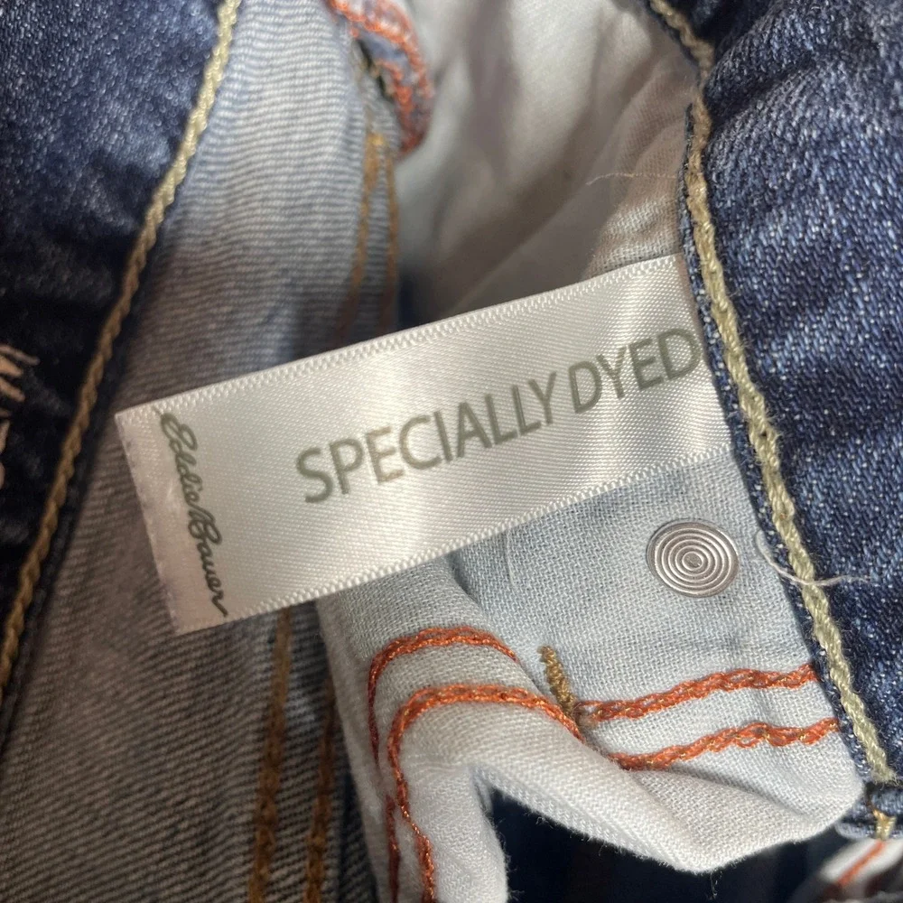 Eddie Bauer Mens Slim Fit Jeans 34x32 Medium Wash Blue Stretch Denim Pants